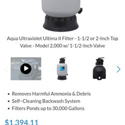 Pond Filter Aqua Ultra 2000 