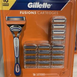 Gillette Fusion Mens Razor Blade Refills (16 ct)