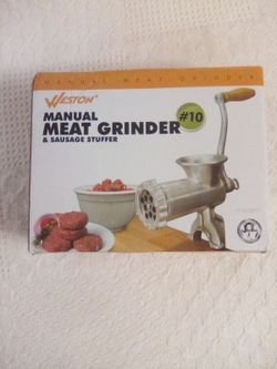 Brand New Weston #10 Manual Meat Grinder & Sausage Stuffer - $45Brand New Weston #10 Manual Meat Grinder & Sausage Stuffer - $45