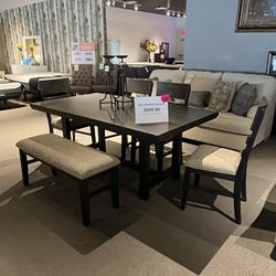 Table 4 Chairs And Bench 