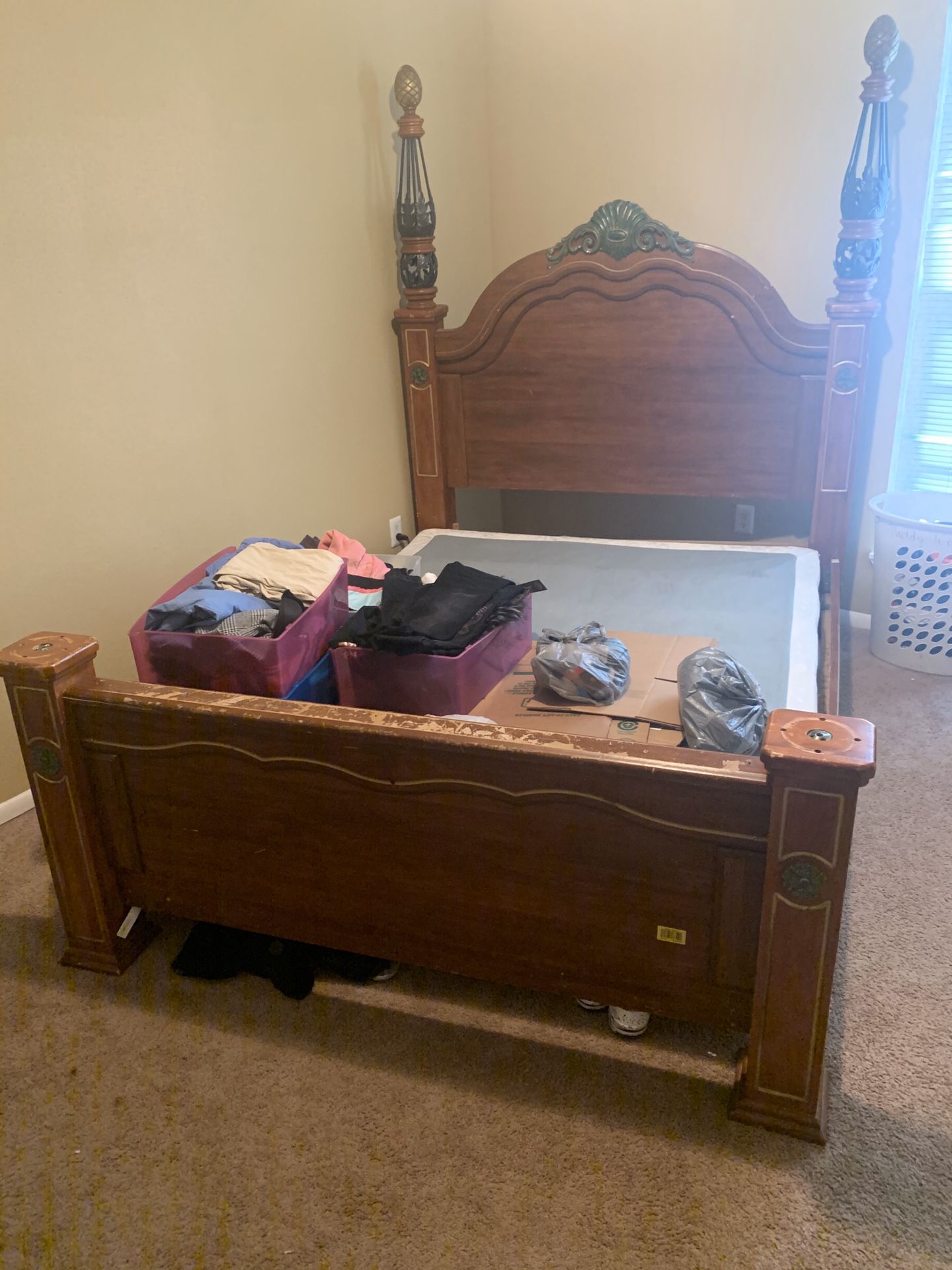 Queen bed