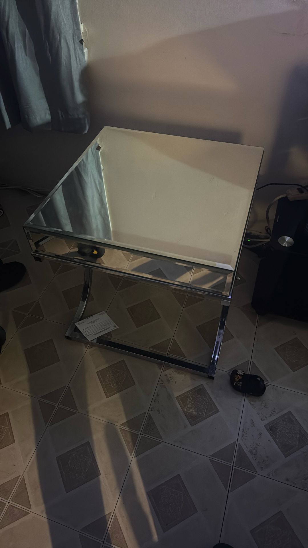 Glass/Mirror Coffee Table