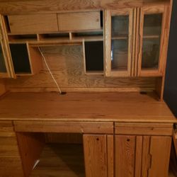 Desk With Removable Hutch