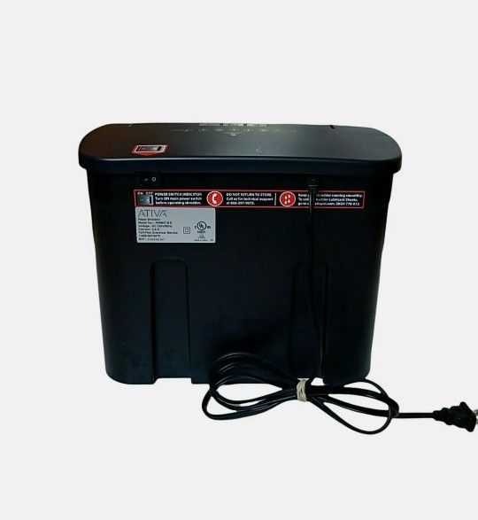 Like New Ativa® 8-Sheet Micro-Cut Desktop Shredder, OMM83H