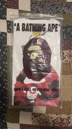 BAPE T Shirt Red Camo