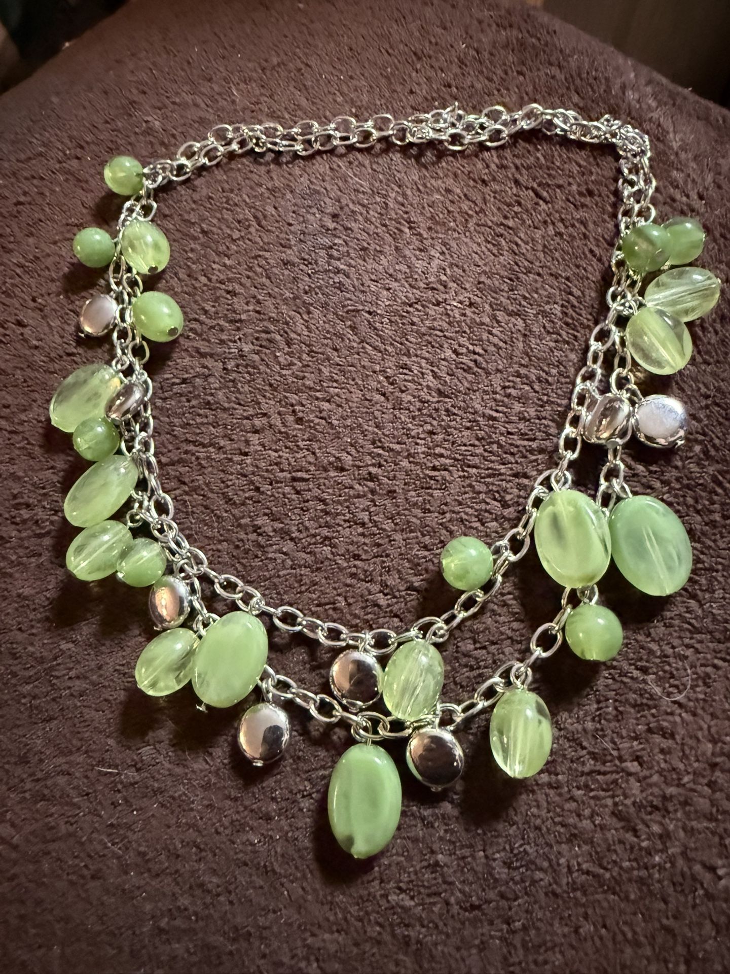 9 Beautiful Vintage Necklaces Colors Green Blue Turquoise And Different Styles