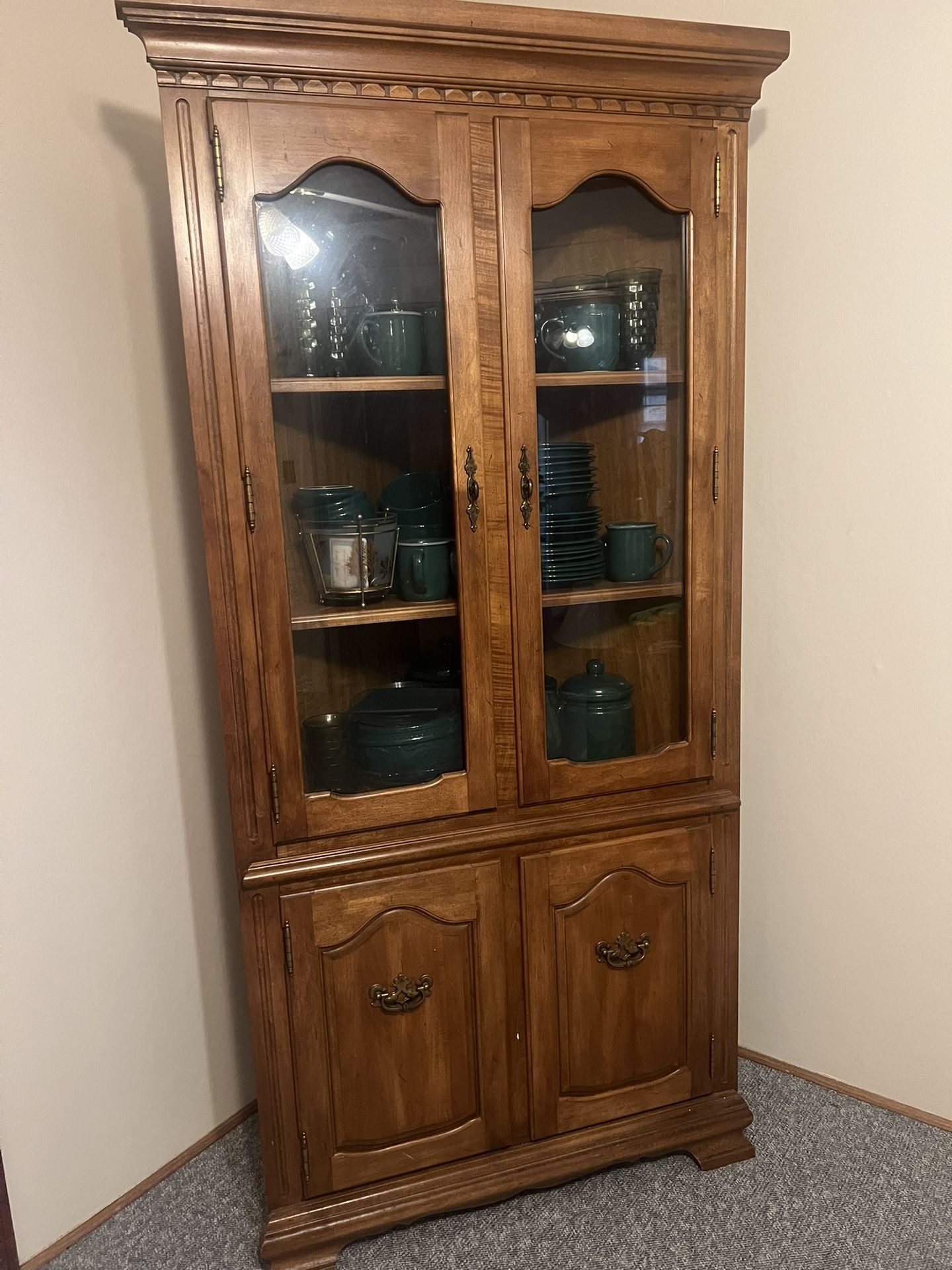 Cabinet & Dishes