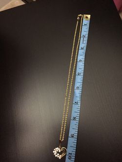 14 K Gold Chain & Pendant