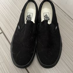 Vans Black Loafers