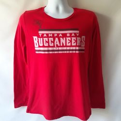 Tampa Bay Buccaneers men's red long sleeve t-shirt size XL