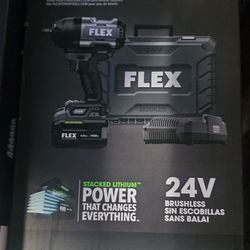 Flex 24v Power High Impact Wrench Kit 1/2 In.