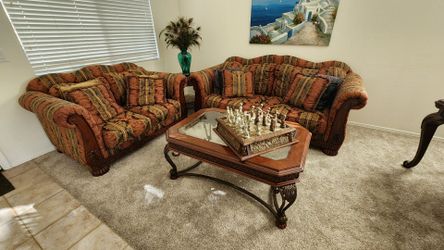 Sofa and Matching Loveseat
