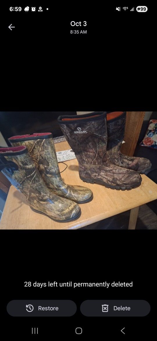 Camouflage Rain Boots