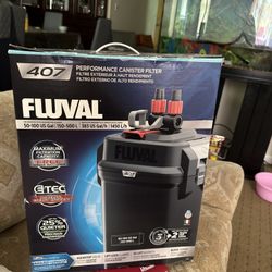 Fluval 407 (Jan. ‘25 Purchased) Aquarium Filter 55 Gal