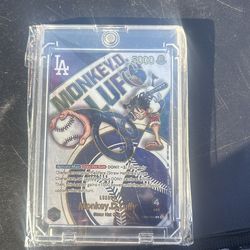 Monkey .D. Luffy one piece card