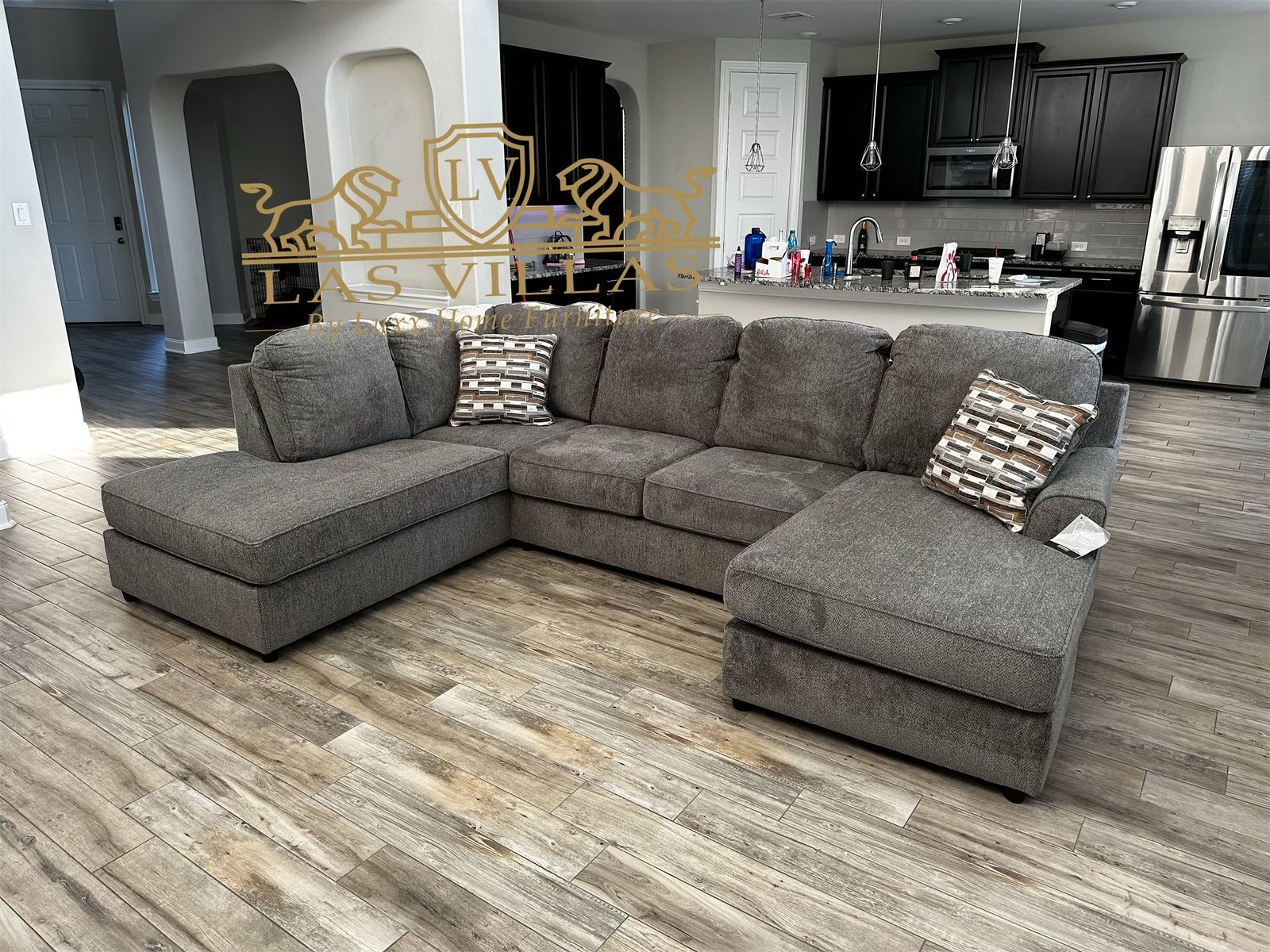 Brand New Ashley Sectional Gray