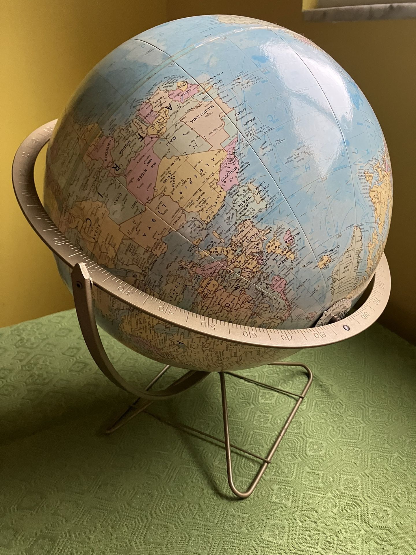 Vintage Replogle Globe - 12 inches diameter (17-1/2”H)