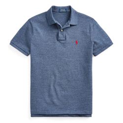Polo Ralph Lauren Blue Short Sleeve Shirt. Classic Fit Small Red Pony