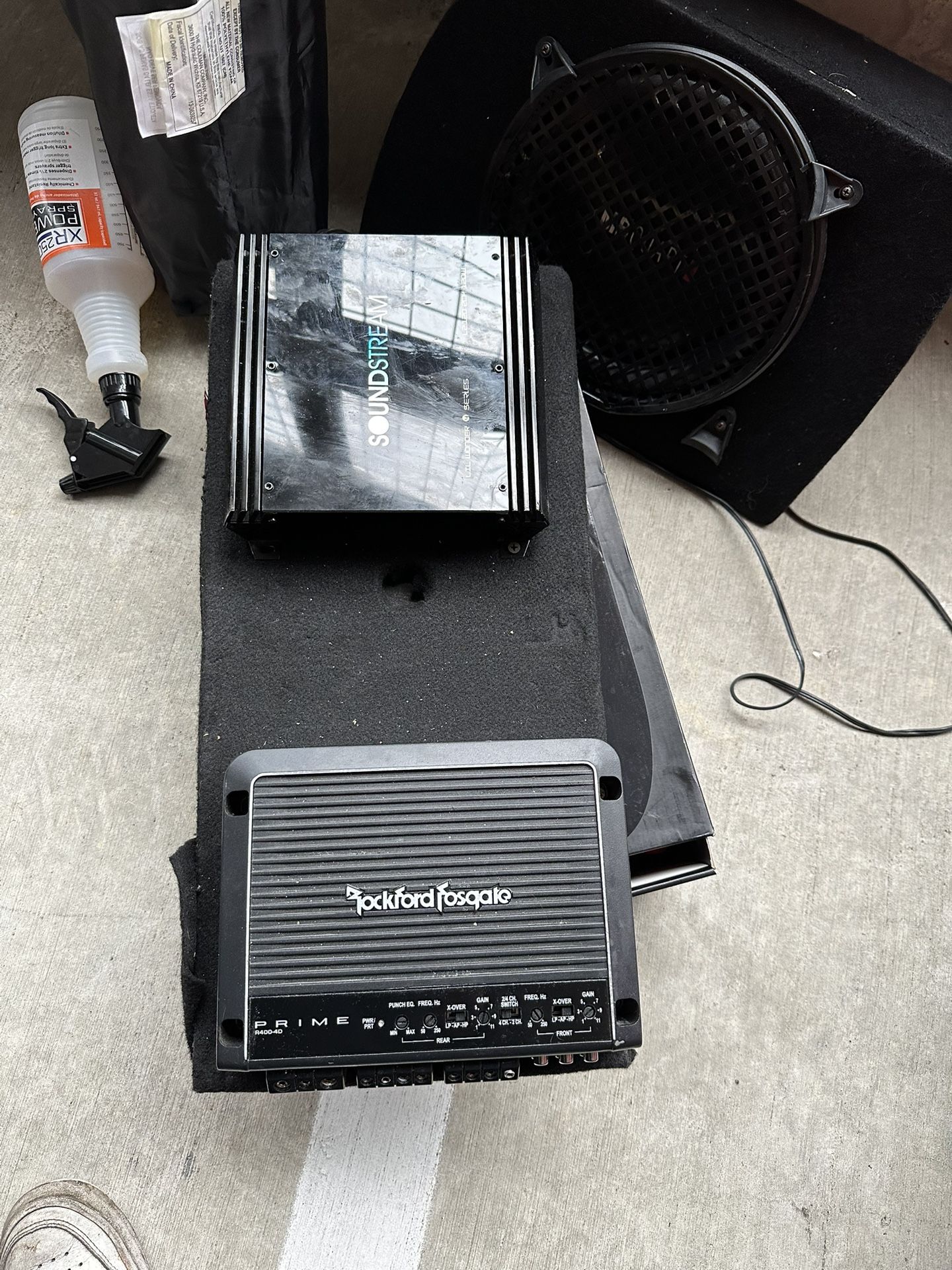 Car amplifier and Subwoofer system