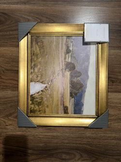 Threshold designed w/ Studio McGee 16”x14” Summer Pasture Framed Wall Art Brass