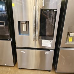 Refrigerator Samsung Family Hub Stainless Steel 36 Inch Wide