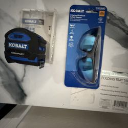 Kobalt Tape Measure, Kobalt Polarized Protective Glasses 