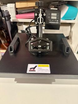 BRAND NEW Dual Display Heat Press Machine - 15x15 Inch