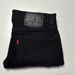 Levis Strauss Black Jeans 27 Waist