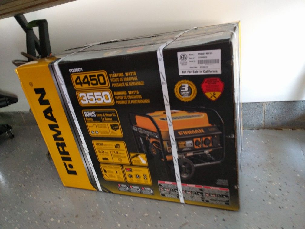Firman P03501 portable generator