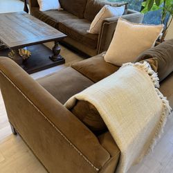 Brown Sofa Set From Z Gallerie 