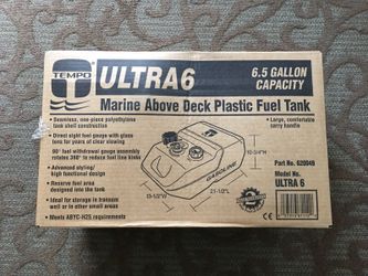 Tempo 6.5 Gallon Marine Fuel Tank - New
