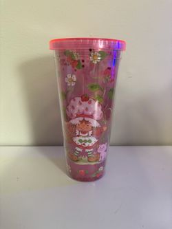 Vintage strawberry shortcake tumbler