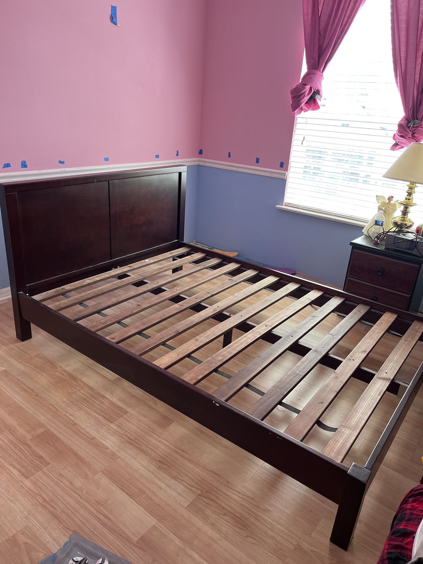 Full Size Bed, Console Table, Wine Cabinet And Others