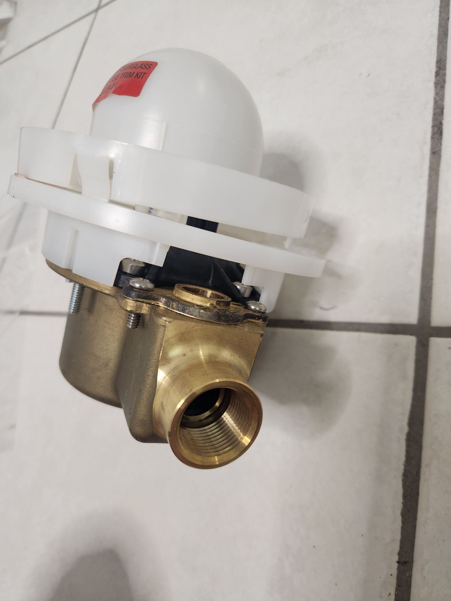 Kohler valve pressure