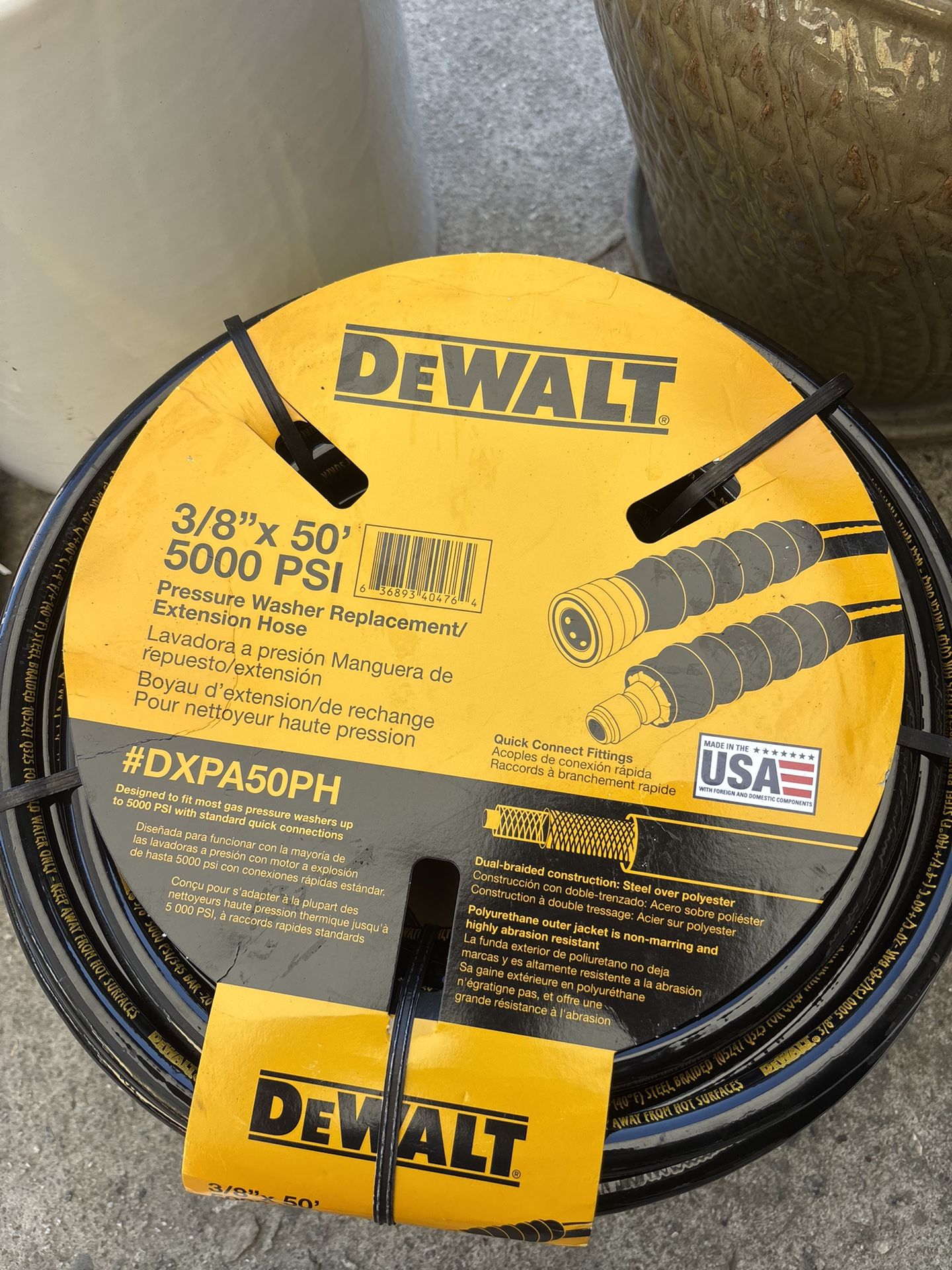 Pressure washer extension Hose