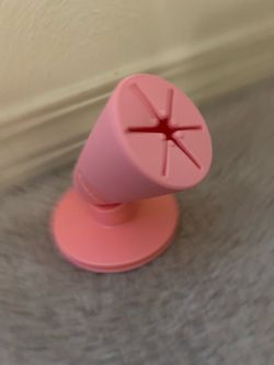 Hinge Untippable Nail Polish Bottle Holder, Anti-Spill Nail Polish Holder Stand, Tilted, IntelliStick Airlock Suction, Fingernail Painting, Nail Art T