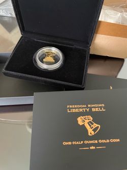 Freedom Ringing Liberty Bell One-Half Ounce Gold Coin
