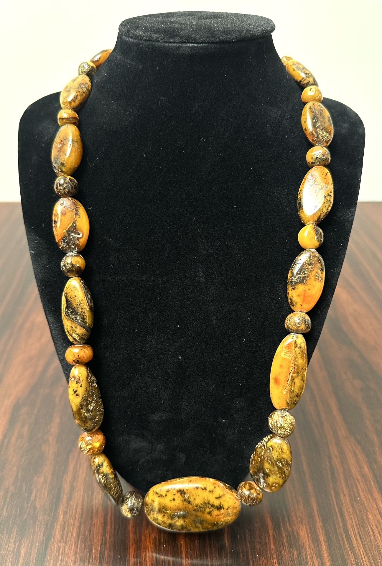 Vintage Natural Butterscotch Genuine Baltic Amber Necklace