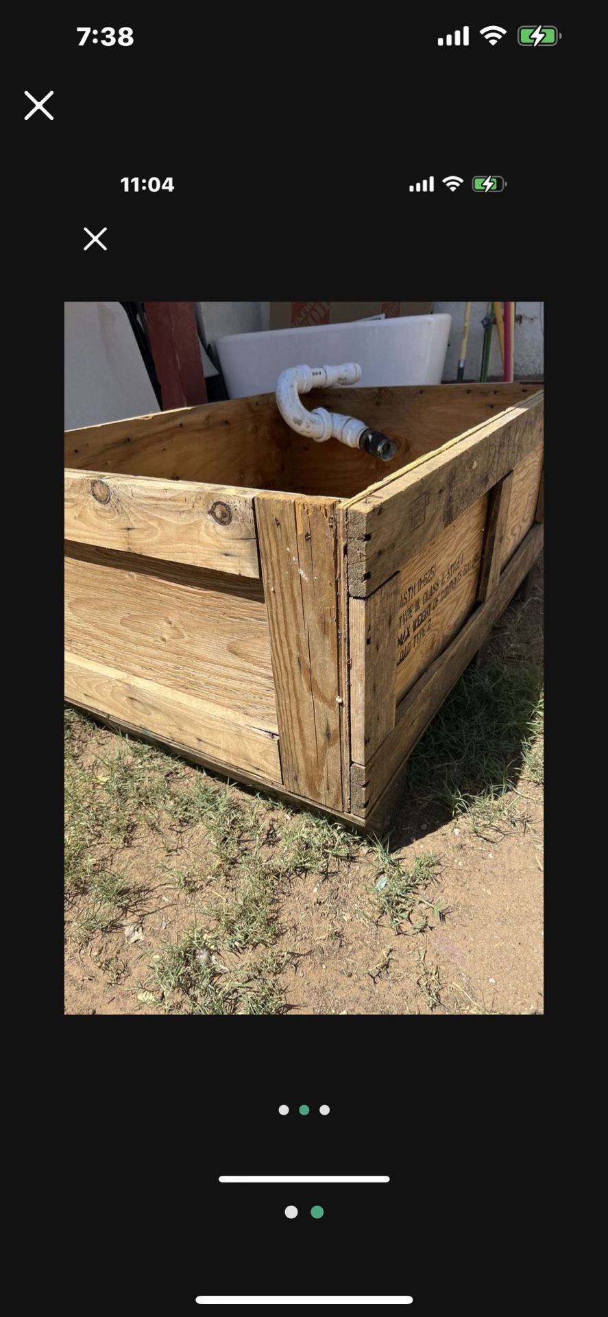 SELLING  EXTRA LARGE  SOLID OAK PLANTERS  each $100.   EACH SQUARE PLANTERS $$75. each ! firm cash only by Yarbrough      PLANTER BOXES CAN VE USED FO