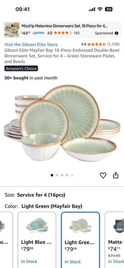 New set of 12 plates