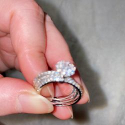 14k White Gold Ring