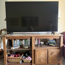Real Wood Entertainment Console