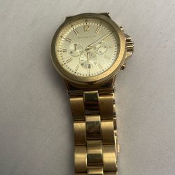 Solid Gold Michael Kors Watch 