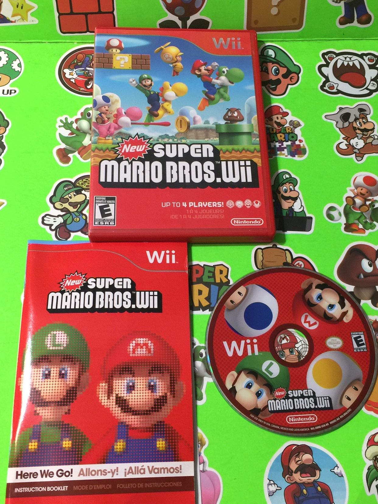 Wii Super Mario Bros Like New buy with confidence 5 🌟⭐️⭐️⭐️⭐️seller all games have been tested