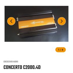 CRESCENDO AUDIO CONCERTO C2000.4D 4CH