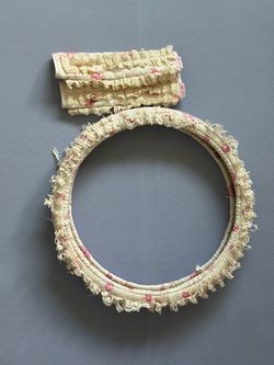 Floral Lace Steering Wheel Cover Set