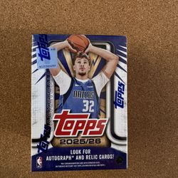 2025-26 Topps Basketball Hobby Value Box Factory Sealed