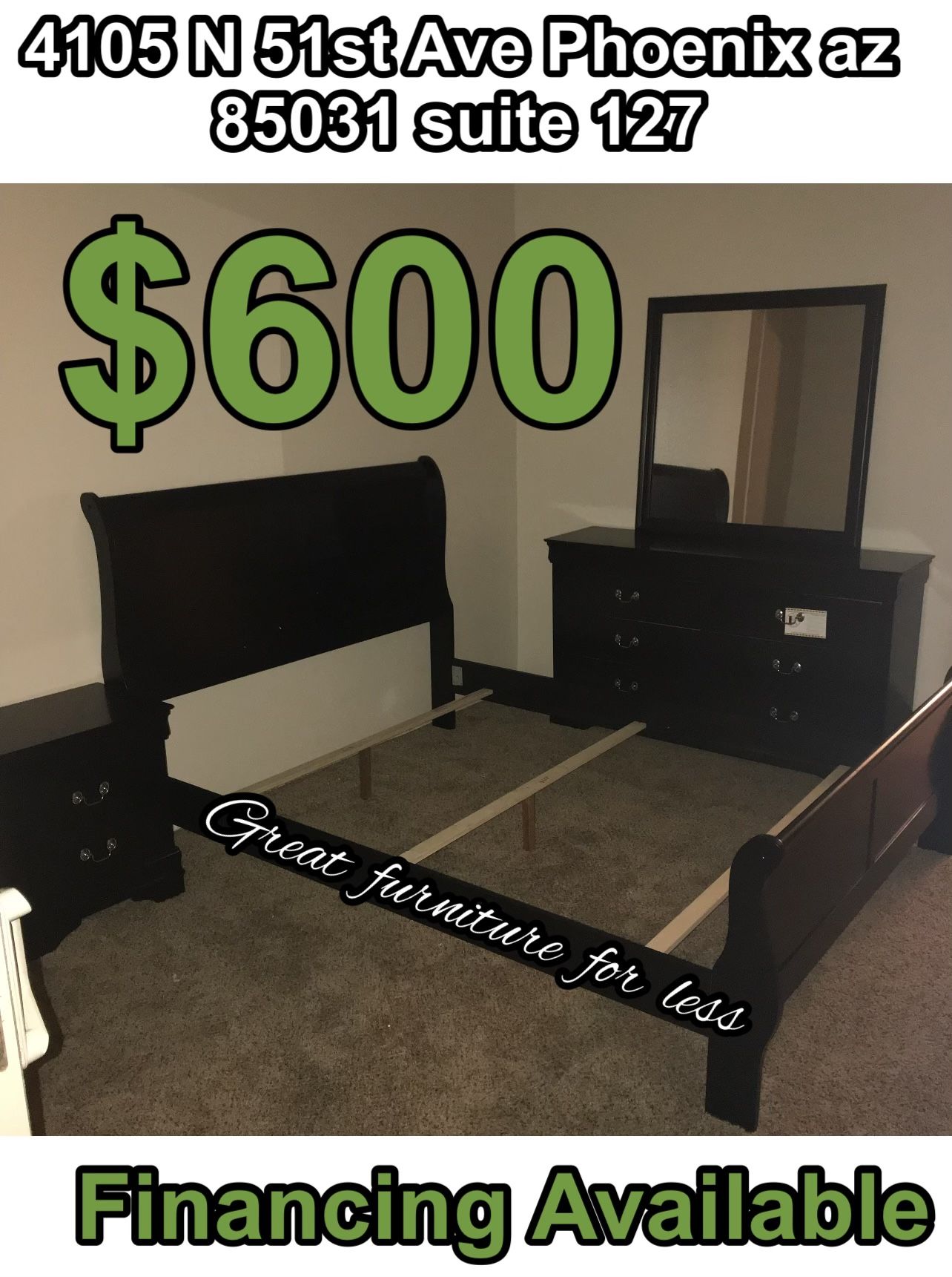 Queen Size Bedroom Set Brand New