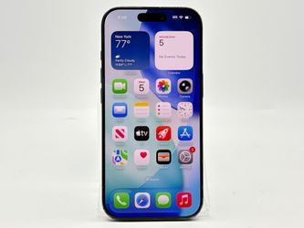 Apple iPhone 16 Pro 128GB Black Titanium Unlocked Face ID Issue For Parts