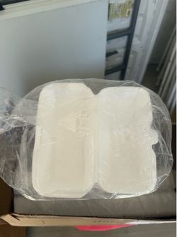 Hot dog hinged container 500 count